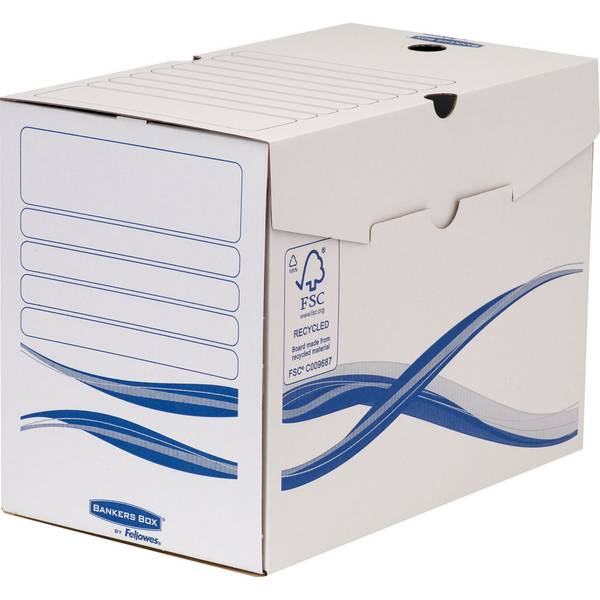Archivschachtel Basic A4+ ws/bl 25 St./Pack.