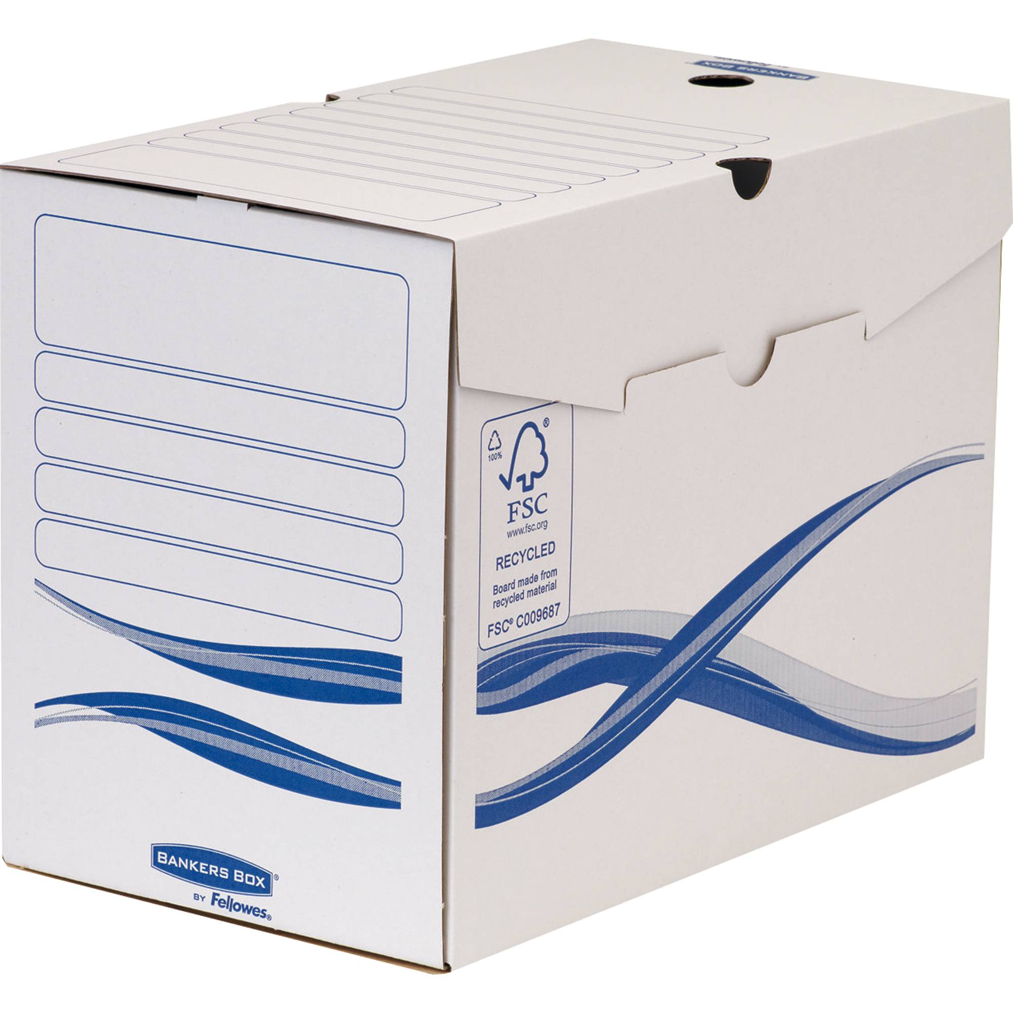 Archivschachtel Basic A4+ ws/bl 25 St./Pack.-0