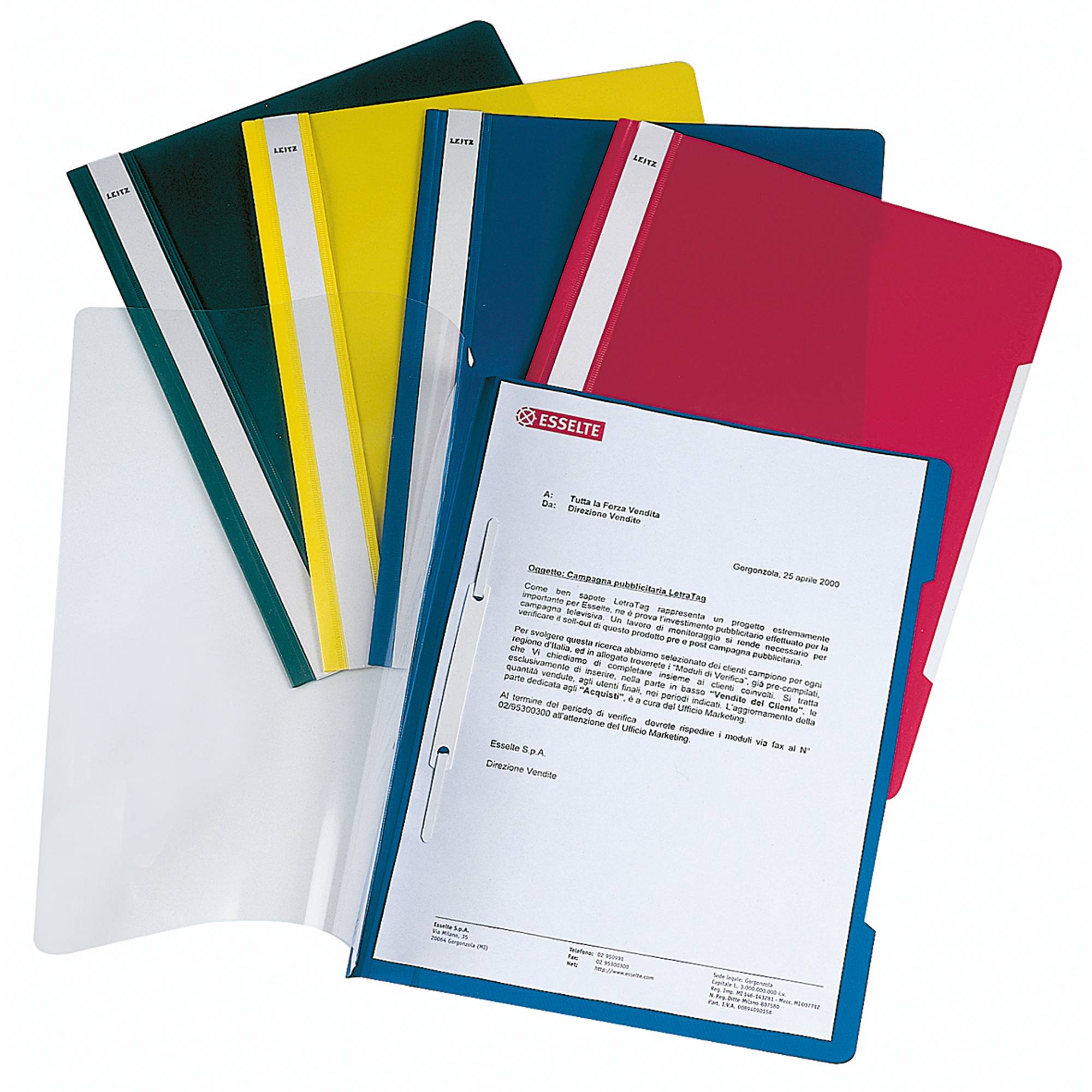 Schnellhefter DIN A4 max. 250Blatt grün-1