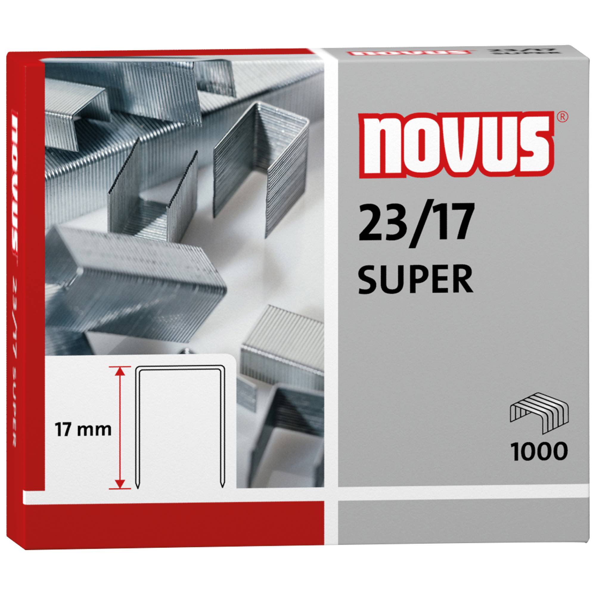 Heftklammer 23/17 verzinkt 1.000 St./Pack.-0