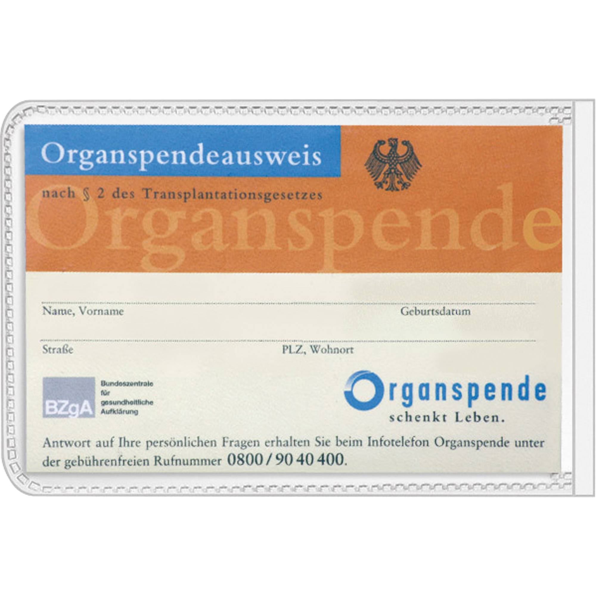 Ausweishülle 57x84mm PP transparent-1