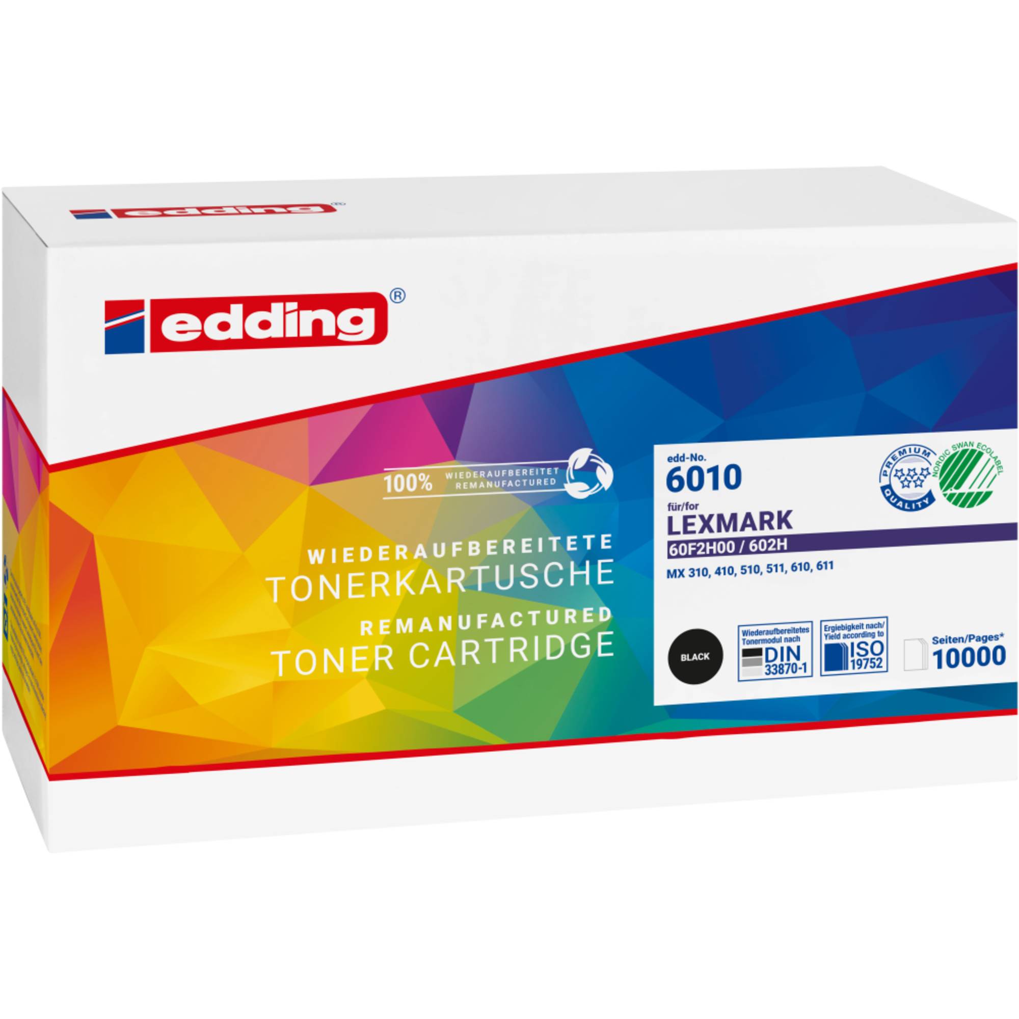 Toner wie Lexmark 60F2H00/60F2H0E schwarz-0