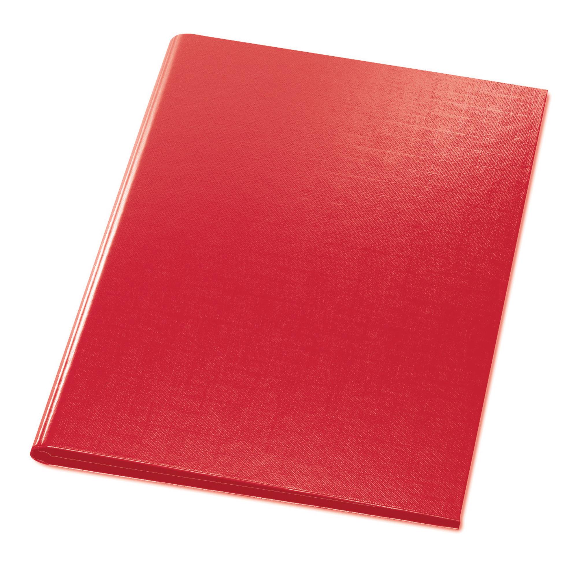 Klemmbrettmappe DIN A4 Hartpappe/Folie rot-0