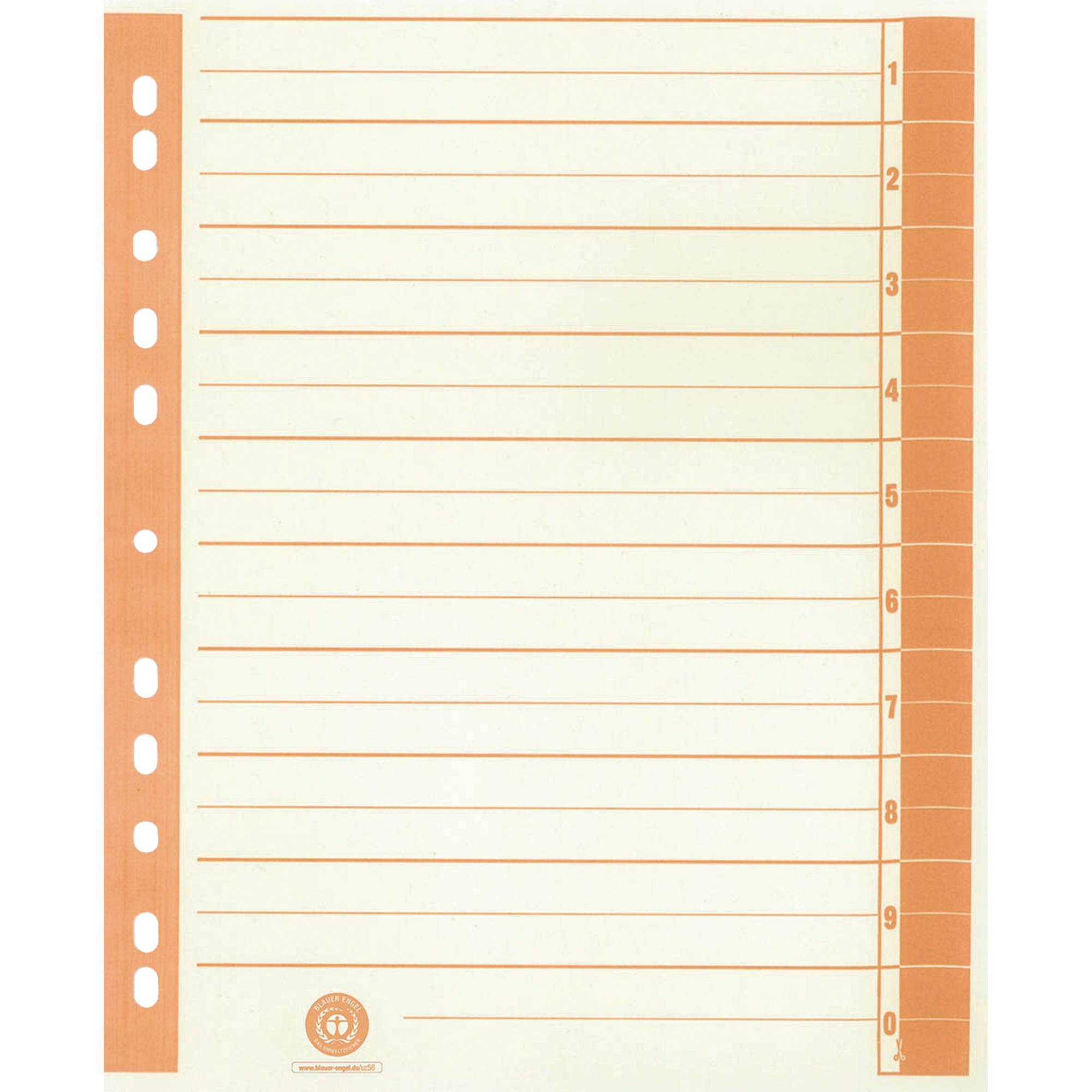 Trennblatt RC A4 ch/or 100St-0