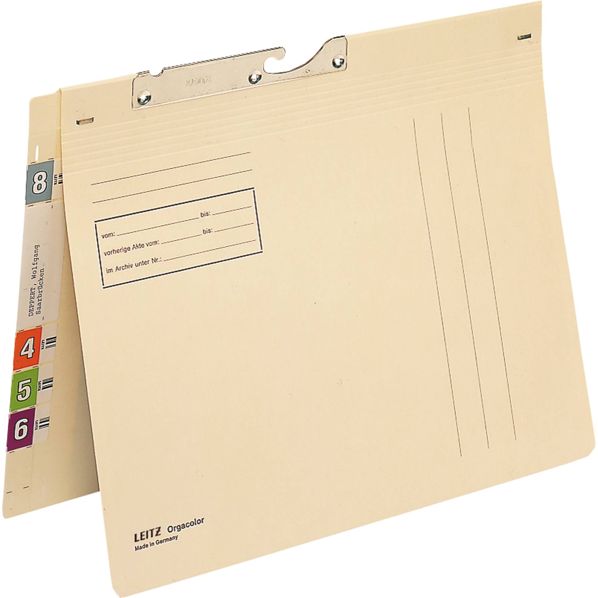 Pendelhefter Orgacolor DIN A4 260g chamois-0