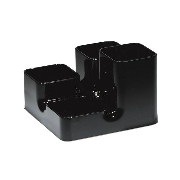 Multiköcher Uni-Buttler  13x9x13cm 4xFach sw