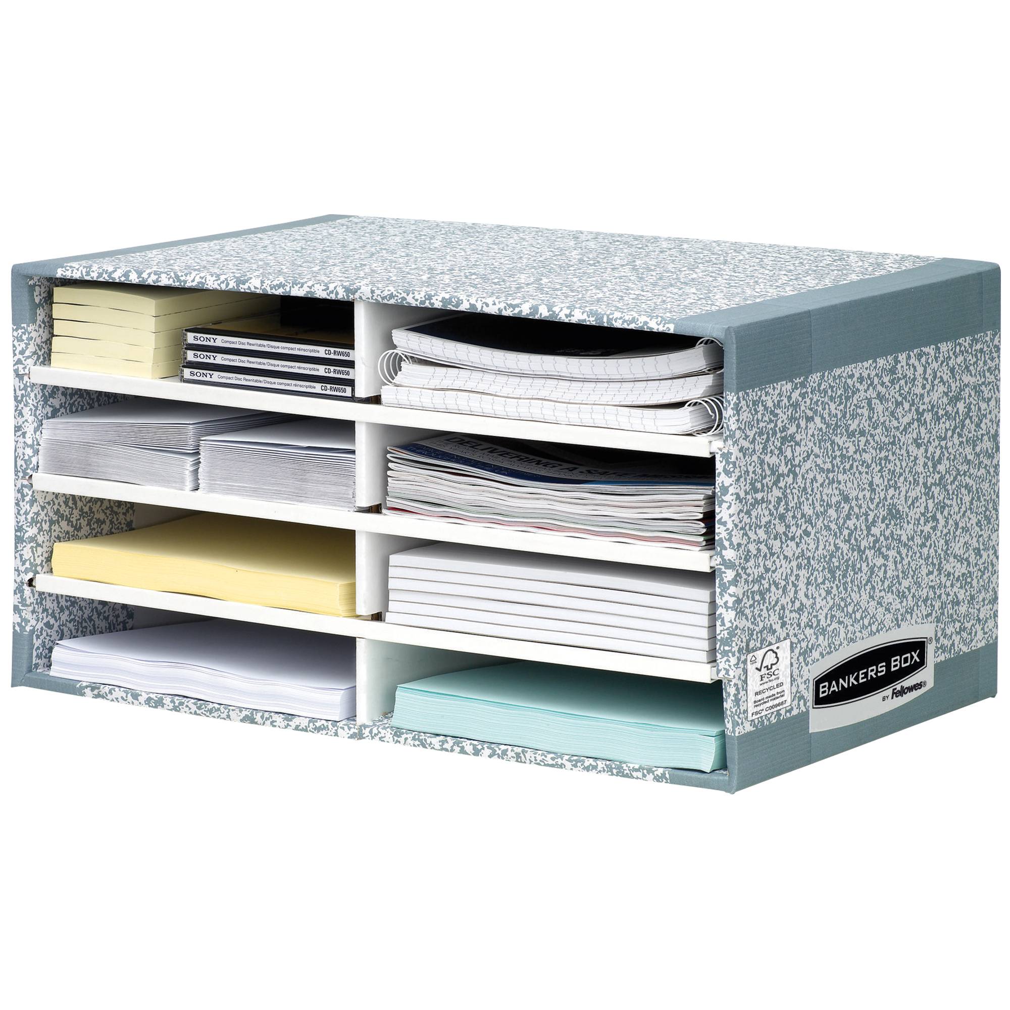 Sortierstation System 49x26x31cm grau/weiß-0