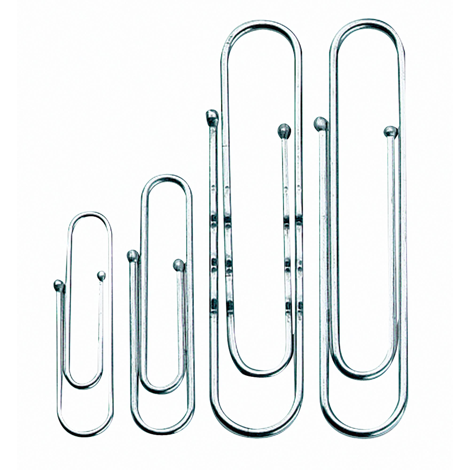 Büroklammer 77mm gewellt silber 100 St./Pack.-1