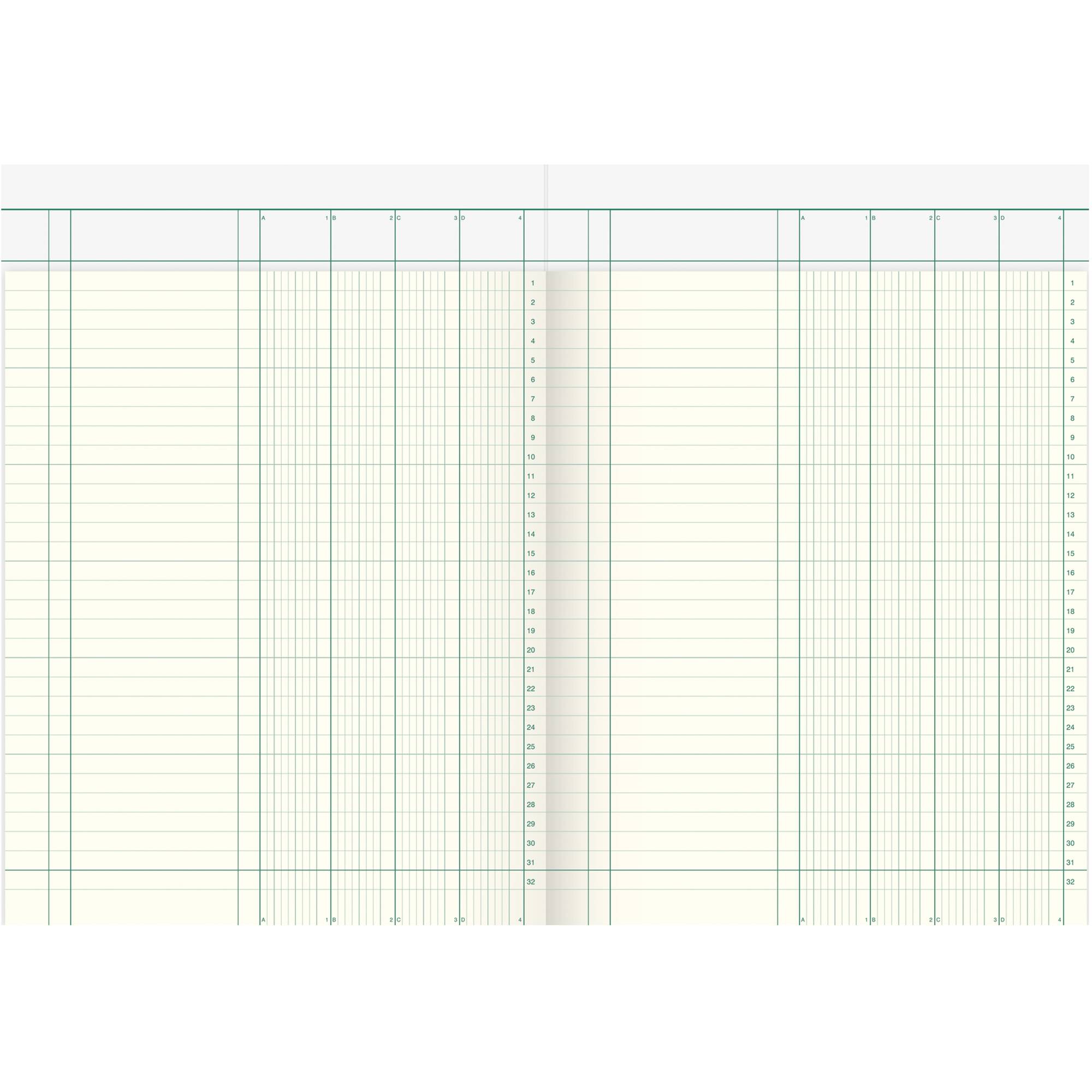 Spaltenbuch DIN A4 4Spalten 40Blatt-1