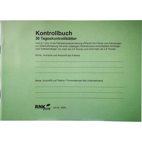 Fahrtenbuch A5 quer 32Bl
