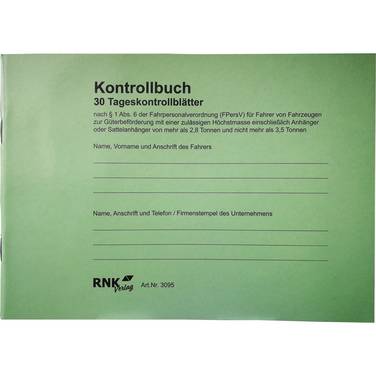 Fahrtenbuch A5 quer 32Bl