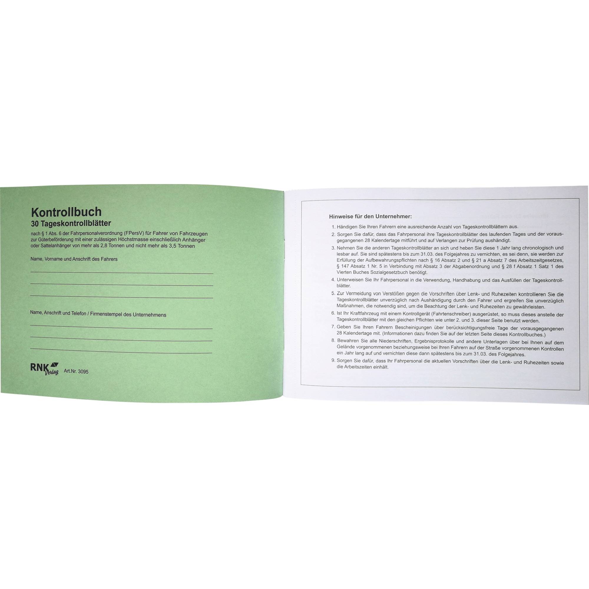 Fahrtenbuch A5 quer 32Bl-2
