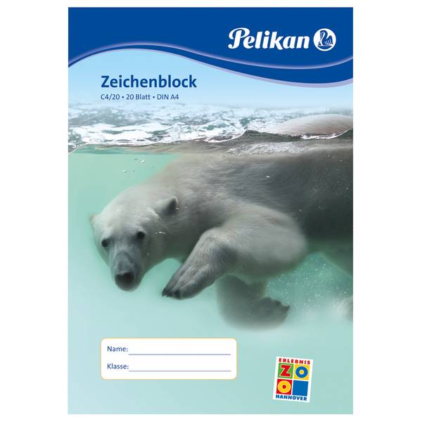 Zeichenblock C4/20 DIN A4 20Blatt