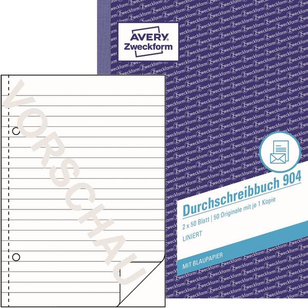 Durchschreibebuch DIN A5 liniert 2x50Blatt - Artikel: 114026800
