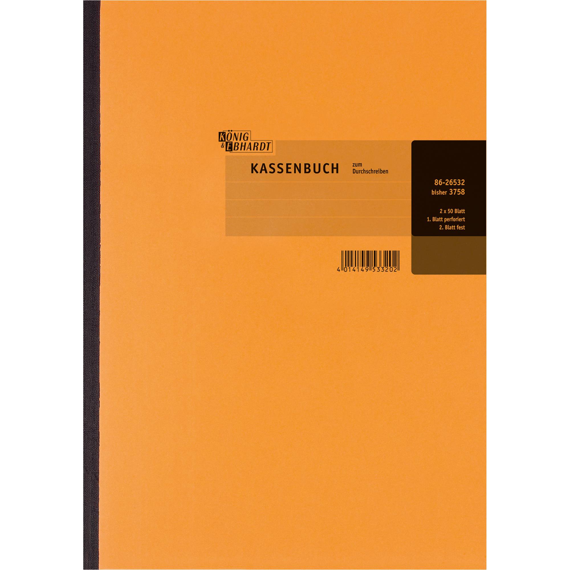 Kassenbuch DIN A4 Bruttoverbuchung-0