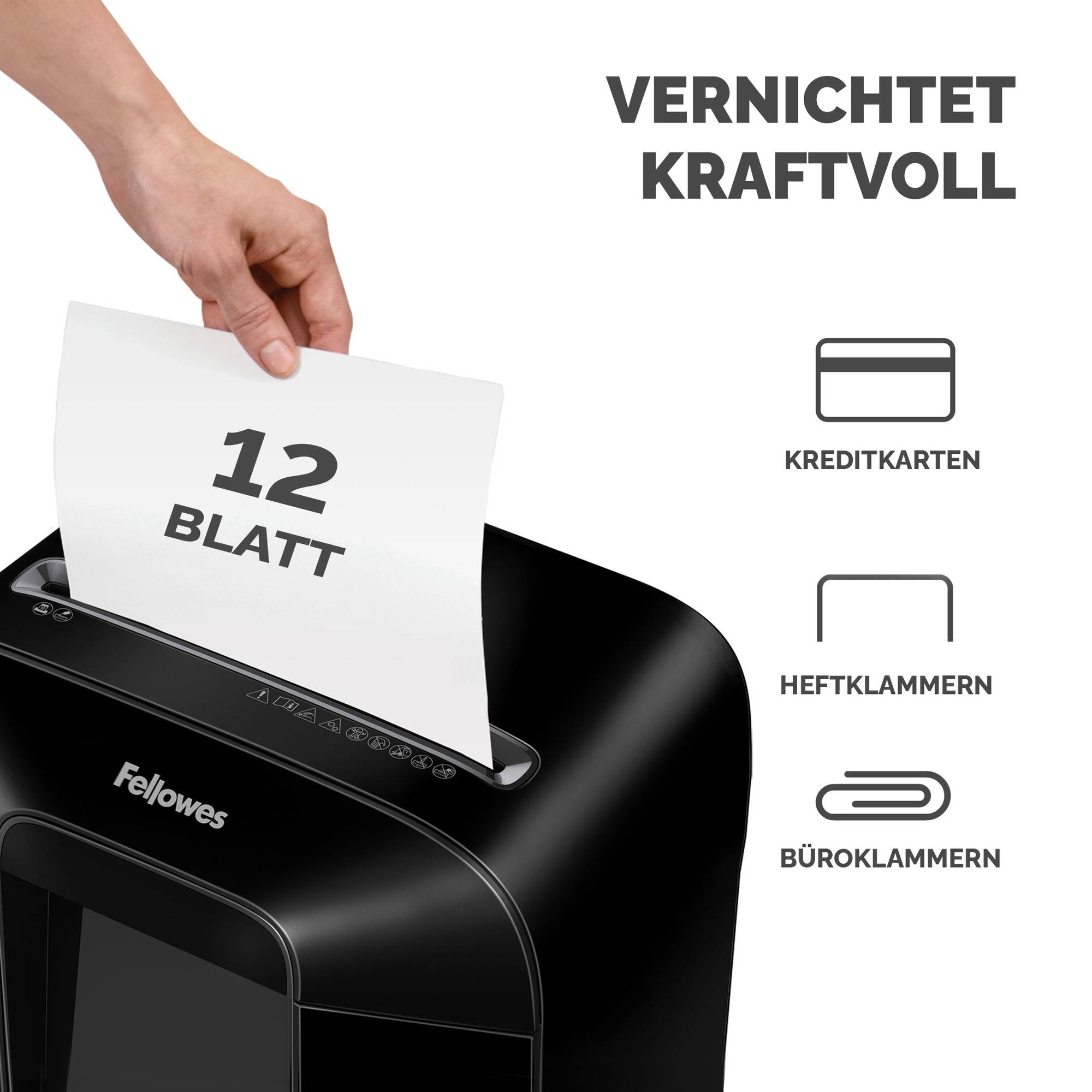 Aktenvernichter Powershred LX85 schwarz-1