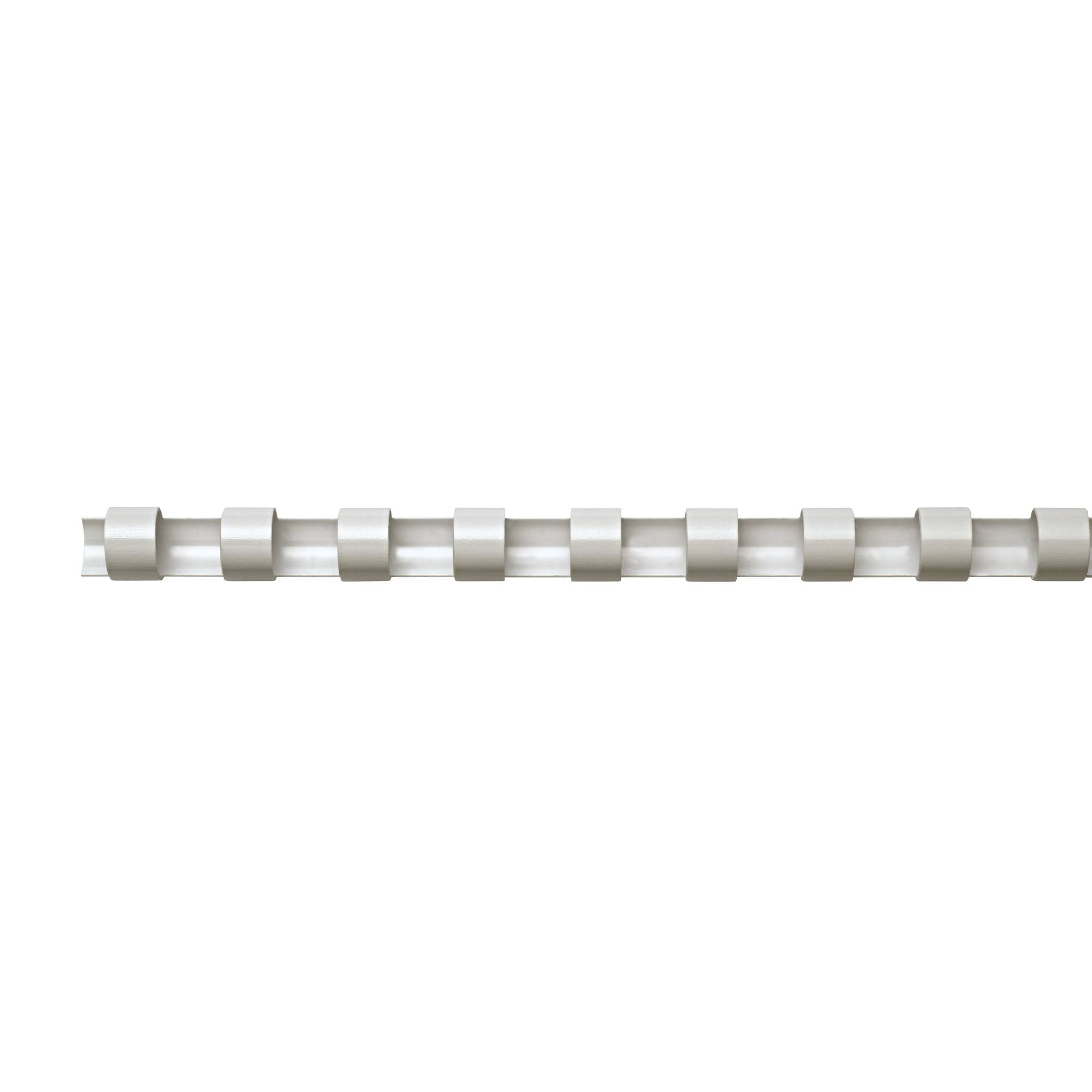 Plastikbinderücken COMB 10mm weiß 100 St./Pack.