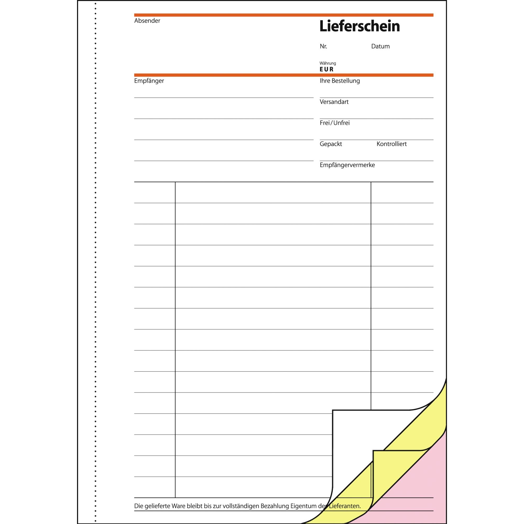 Lieferschein A5 sd 3x40Bl-4