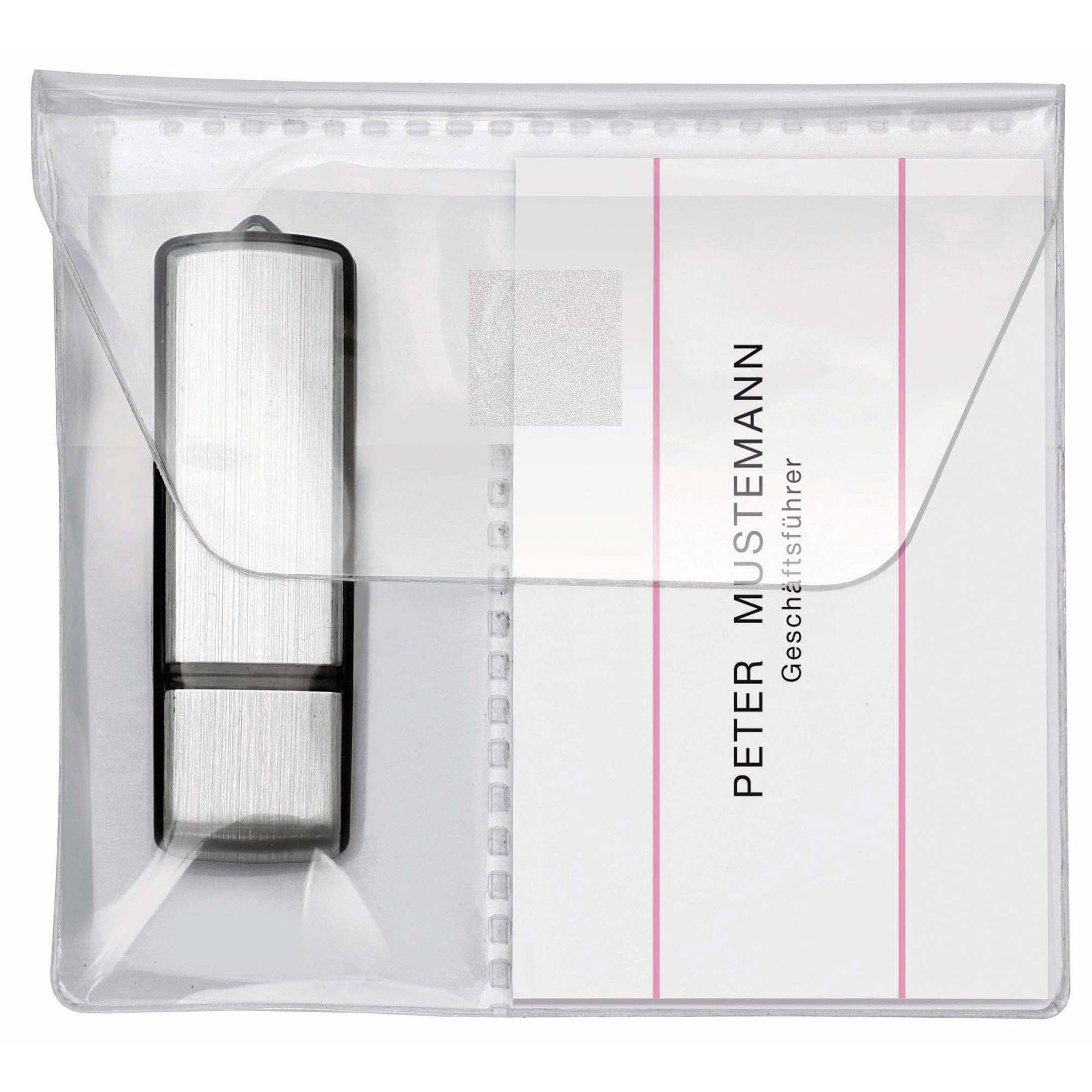 USB Stick-Hülle 10x10cm PP transparent 5 St./Pack-0