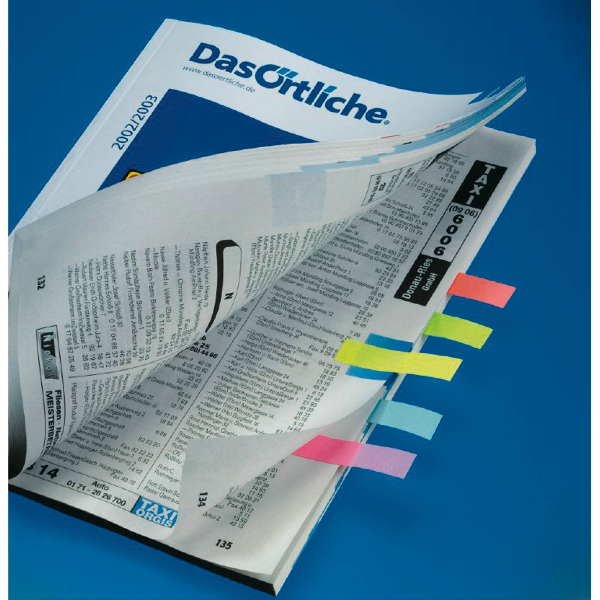 Haftmarker 50x80mm farbig sortiert 4 St./Pack.-1