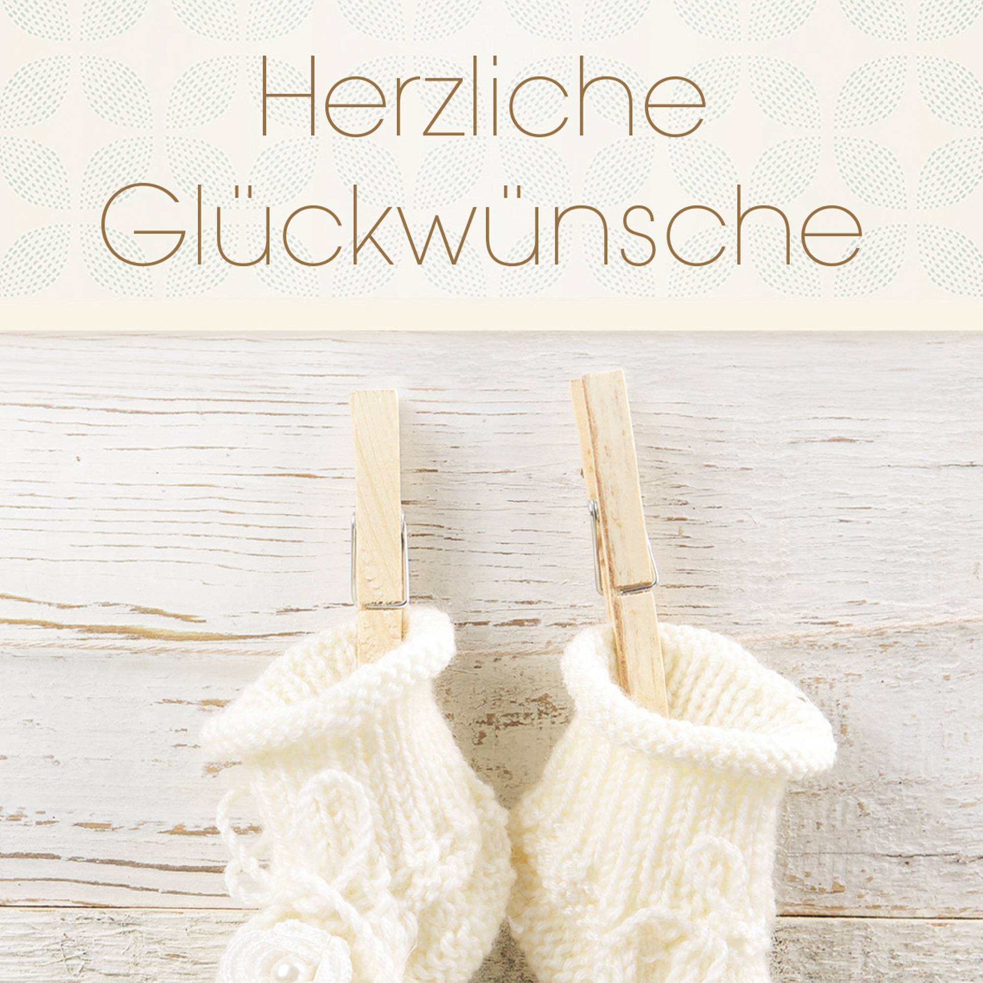 Faltkarte Baby 10 St./Pack. +Umschl.-2