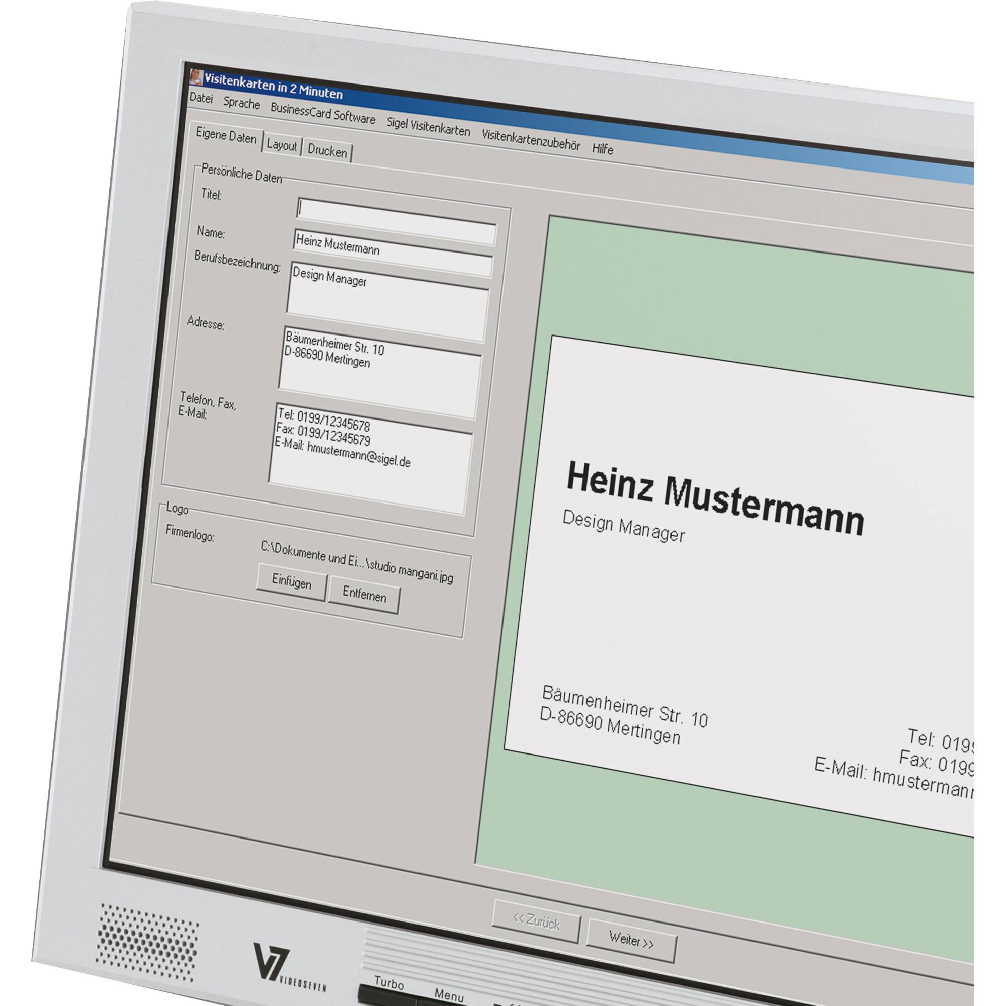 Visitenkarte 3C 85x55mm 1.000 St./Pack.-1