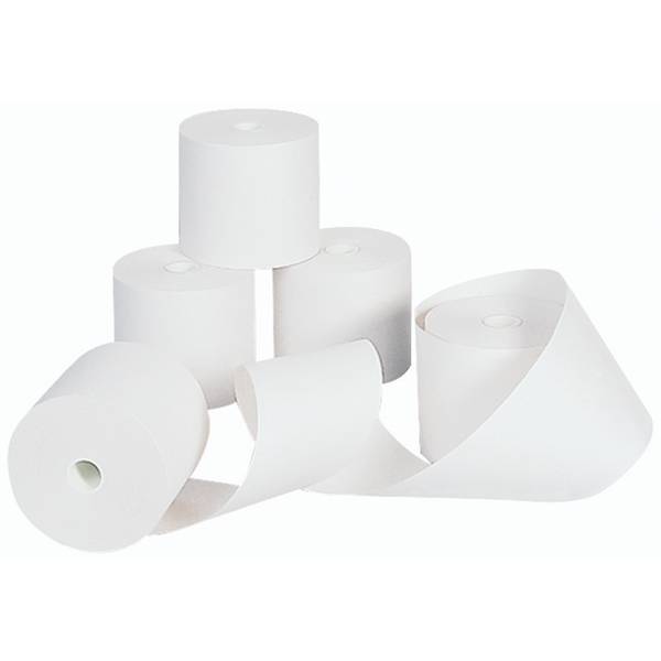 Kassenrolle 57mmx25m 12mm 2fach ws 5 St./Pack.