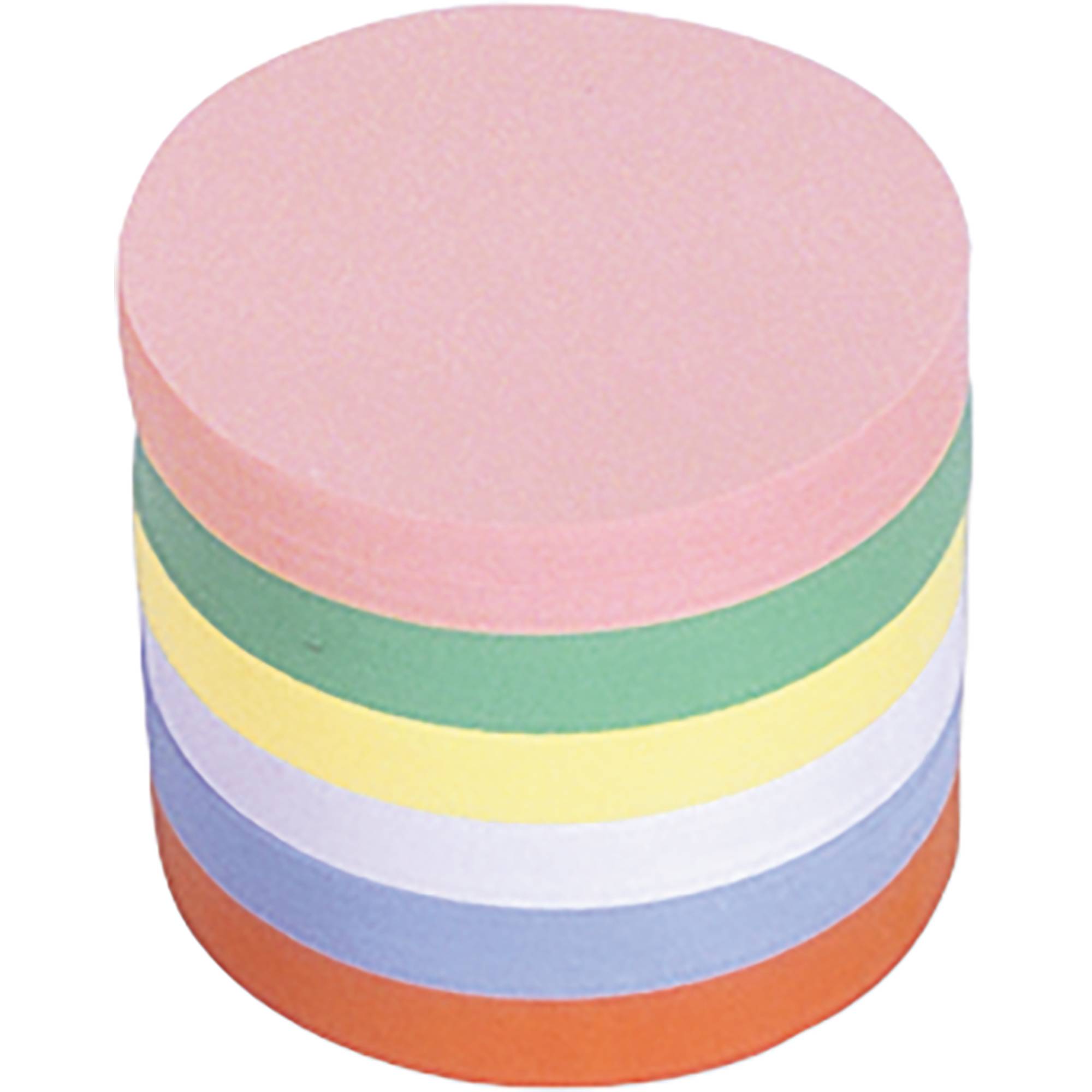 Moderationskarte rund 100mm sort. 6x84St.