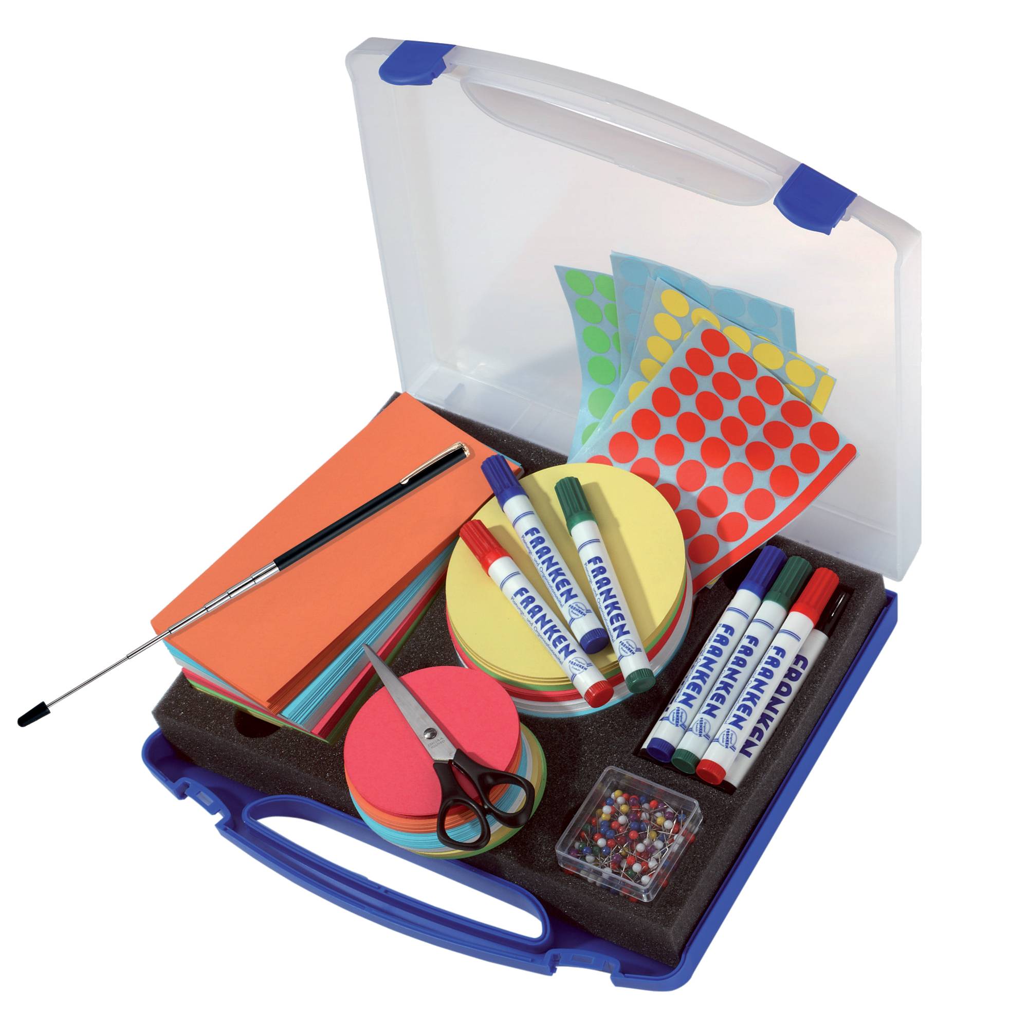 Moderationskoffer Mini 345x6x31cm bl/tr-0