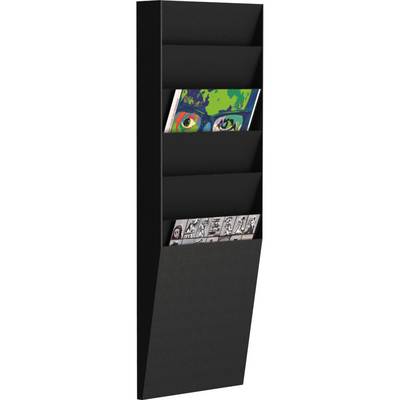 Paperflow Wand-Sortiertafel V 6F A4V1X6.01 DIN A4 schwarz
