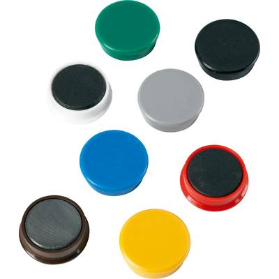 ALCO Magnet  (Ø x H) 38 mm x 13.5 mm rund Mehrfarbig, Farbauswahl nicht möglich 10 St. 6848V26