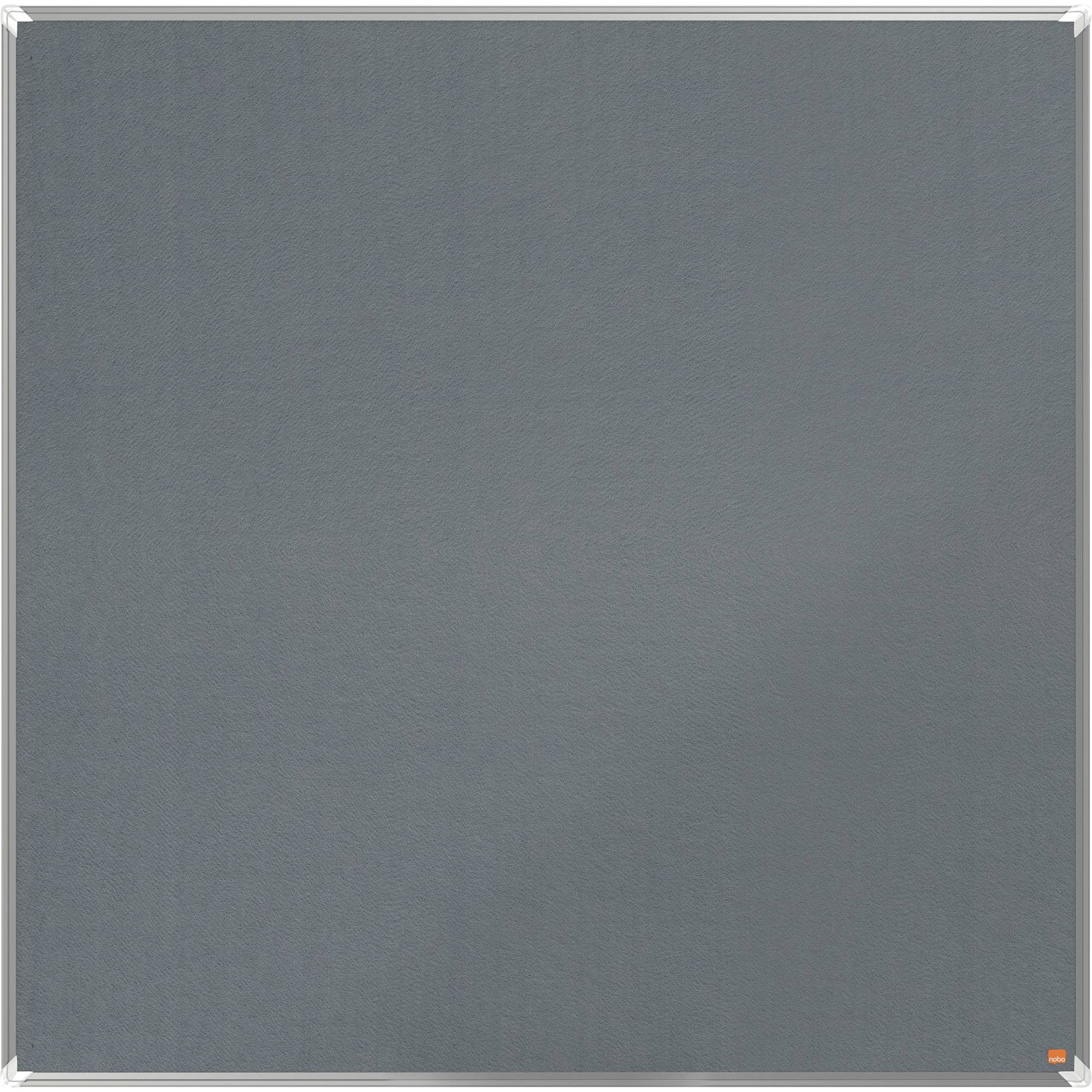 Notiztafel Premium Plus 120x120cm Filz grau