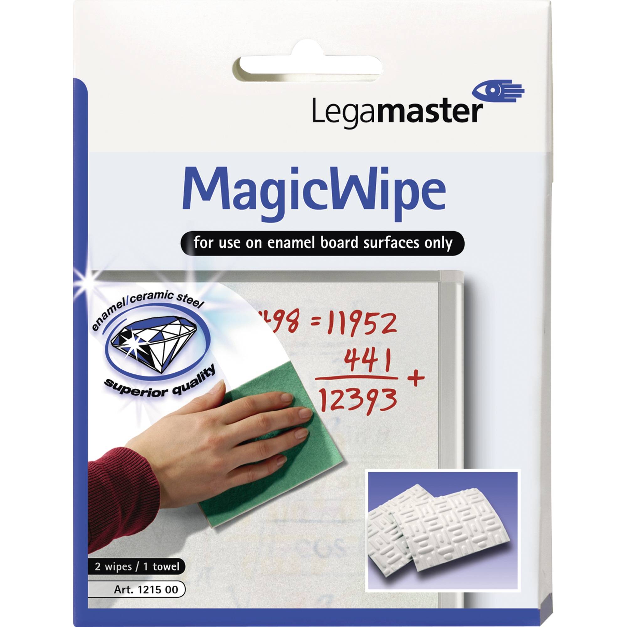 Reinigungstuch MagicWipe 13x10cm weiß 2 St./Pack.-2