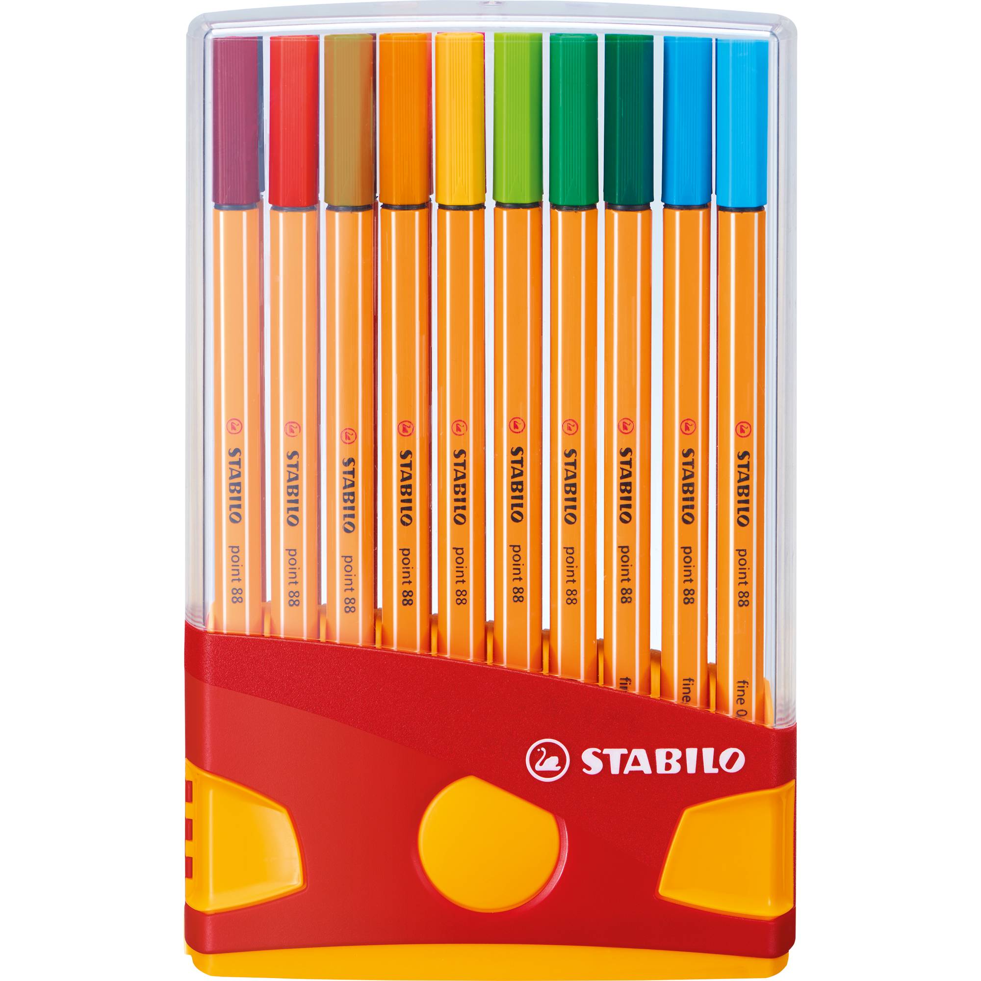 Fineliner point 88 ColorParad sort 20St-0