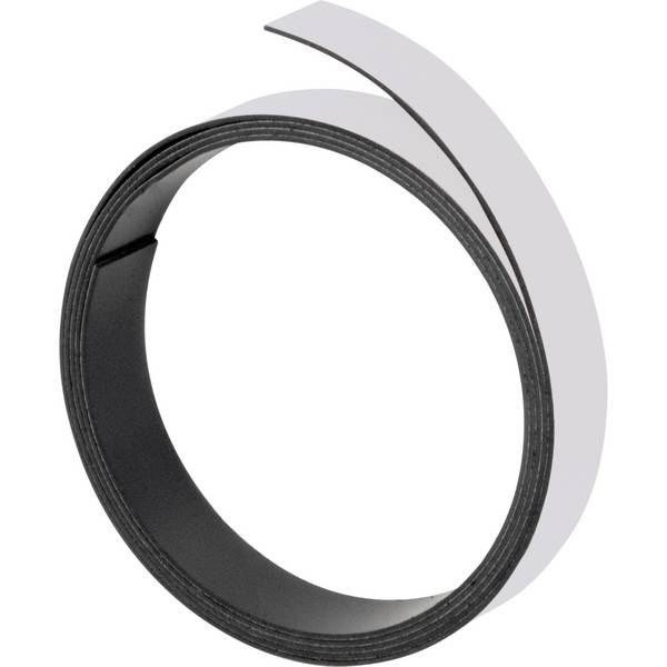 Franken Magnetband Beschriftbar 100cm x 15mm 1mm Grau M803 12