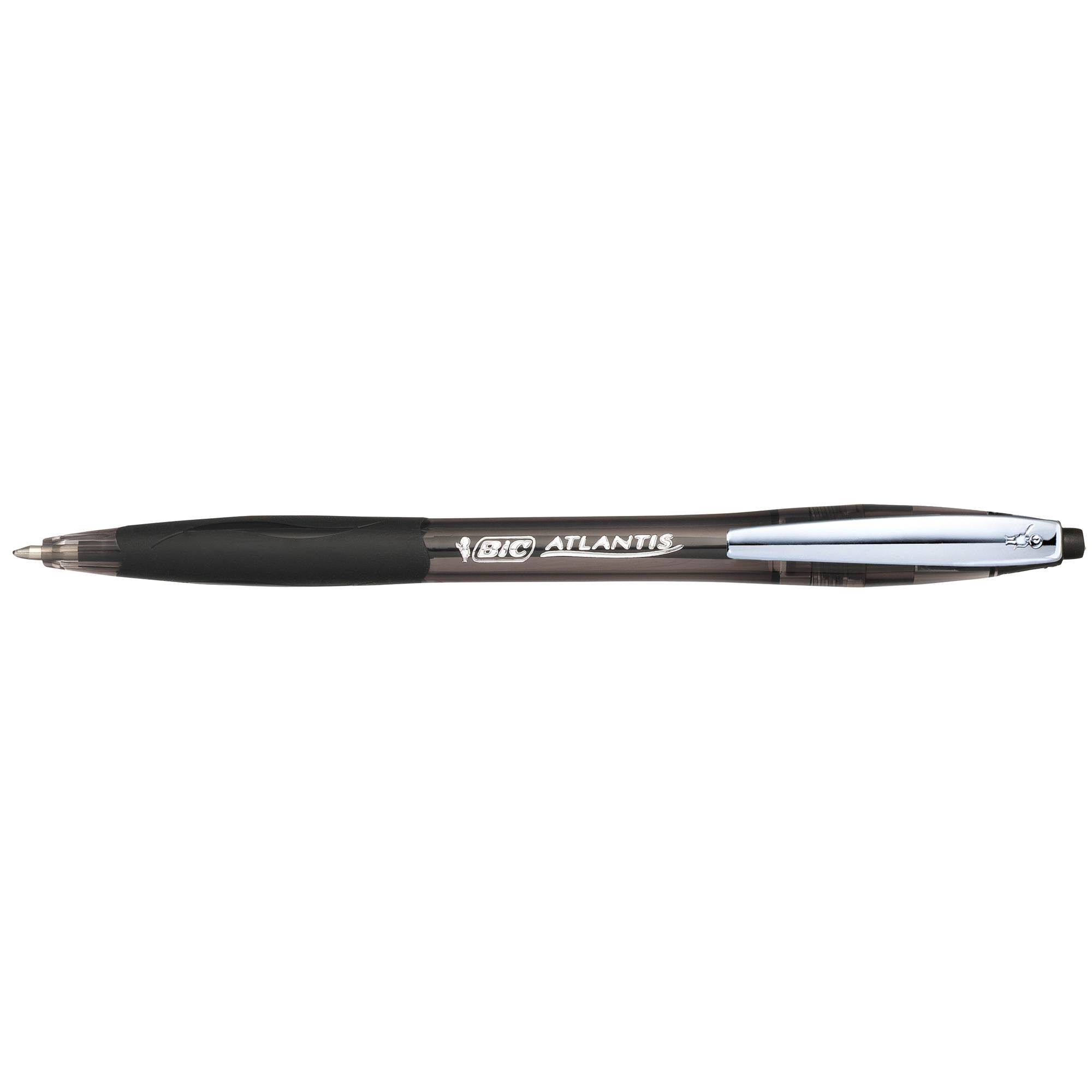 Kugelschreiber ATLANTIS Soft 0,4mm Druckmechanik schwarz-0