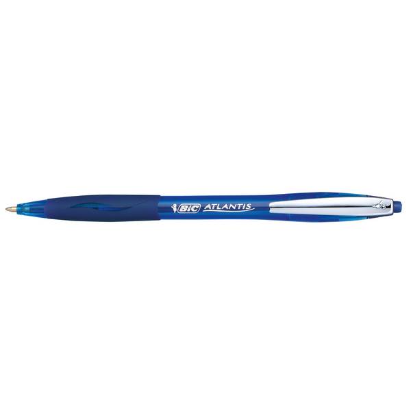 Kugelschreiber ATLANTIS Soft 0,4mm Druckmechanik blau