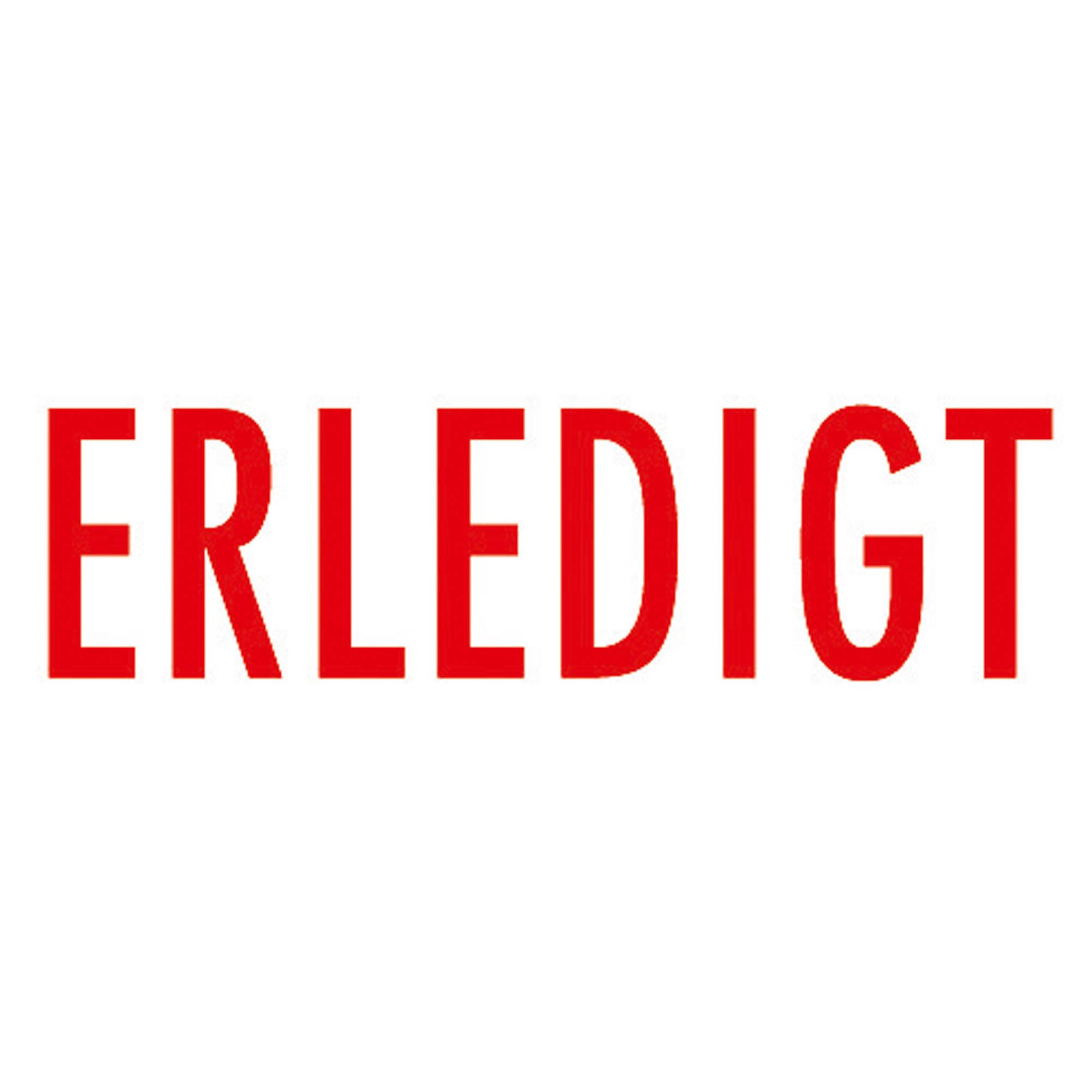 Textstempel Printer 20 ERLEDIGT 38mm Kunststoff rt - Artikel: 163006200-1