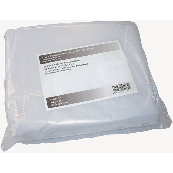 Plastiksäcke für Aktenvernichter 4107 4109 VE=50 Stück