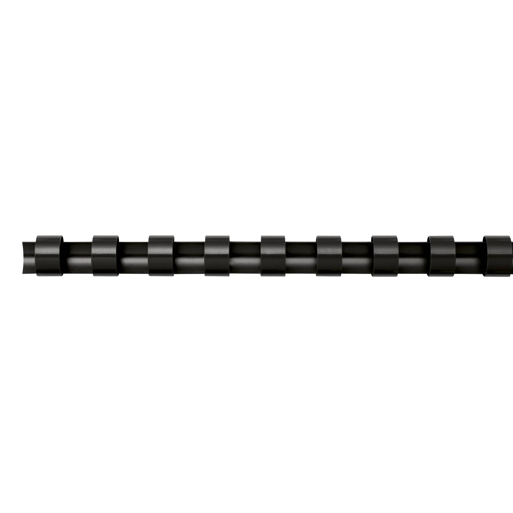 Plastikbinderücken COMB 8mm schwarz 100 St./Pack.-0