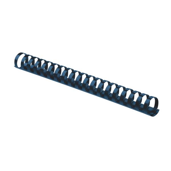 Plastikbinderücken COMB 16mm schwarz 100 St./Pack.