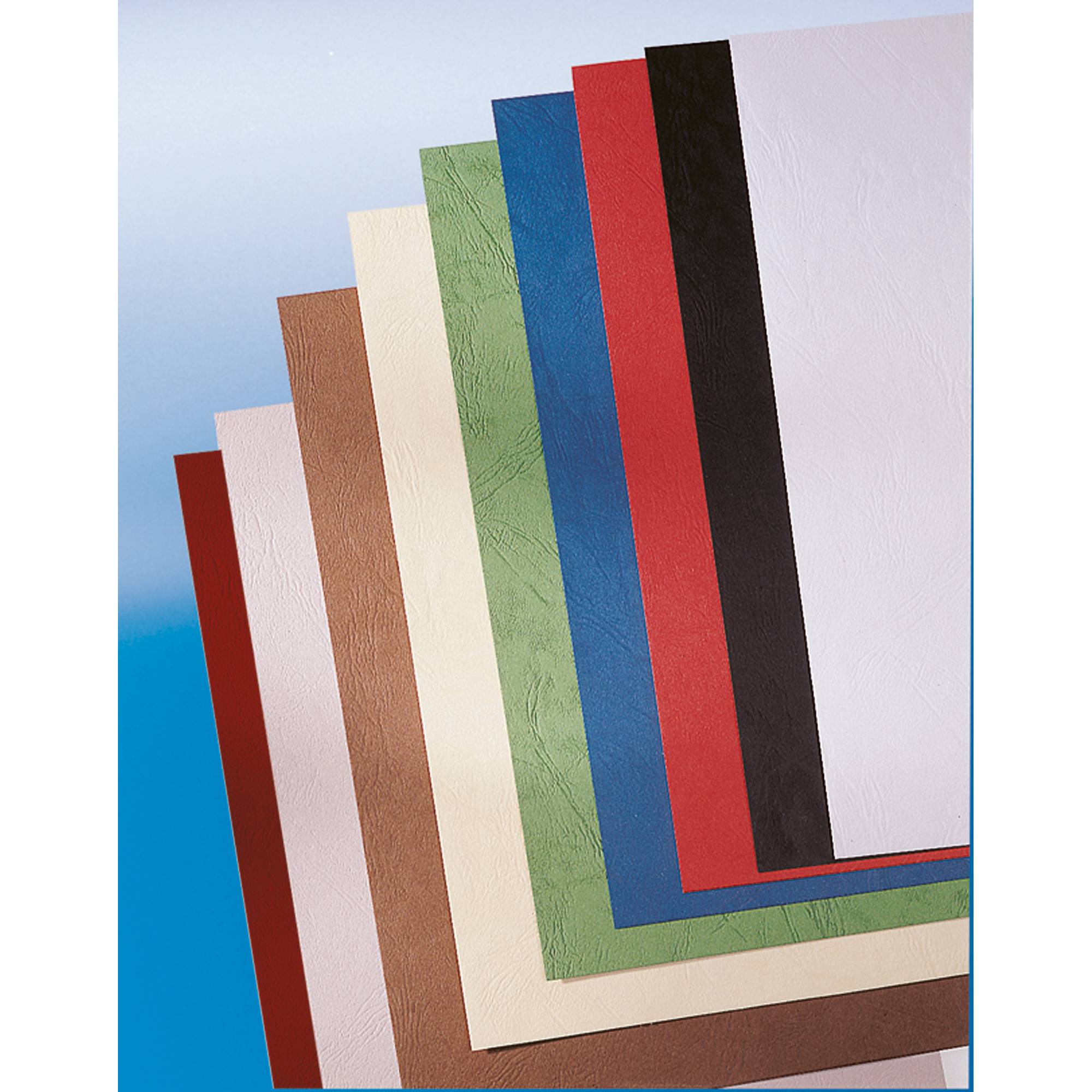 Einbanddeckel LeatherGrain DIN A4 rot 100 St./Pack.-2