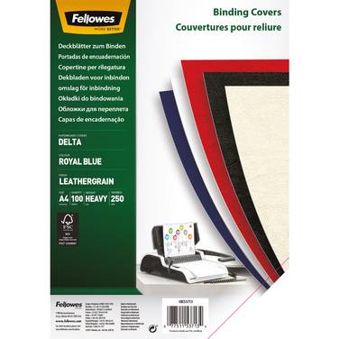 Deckblatt Delta DIN A4 blau 100 St./Pack.