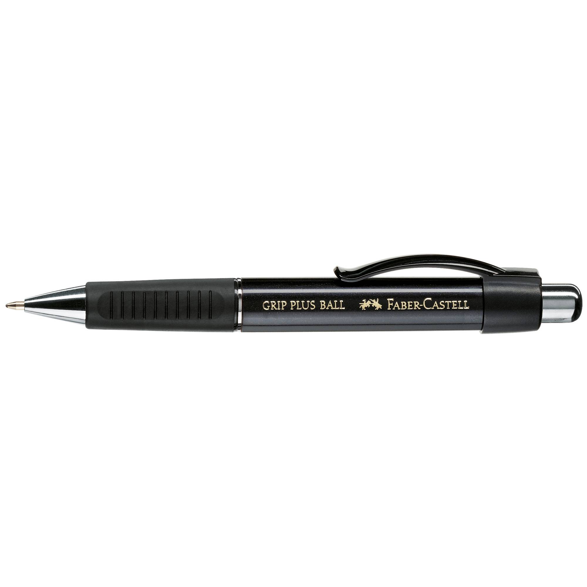 Kugelschreiber GRIP PLUS BALL M metallic-schwarz-0