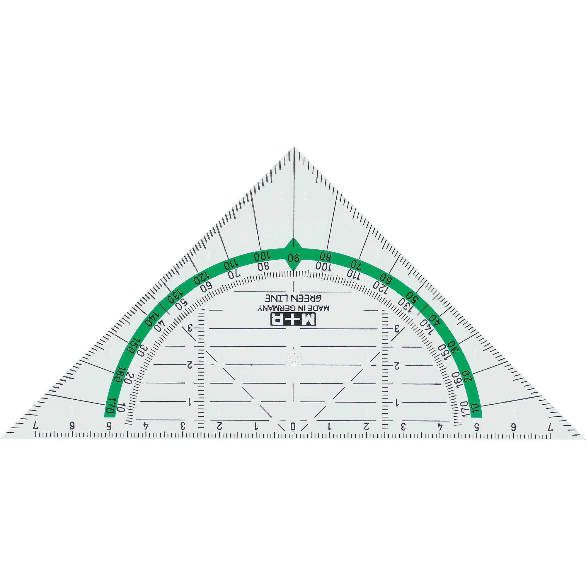 Zeichendreieck Green Line 16cm-0