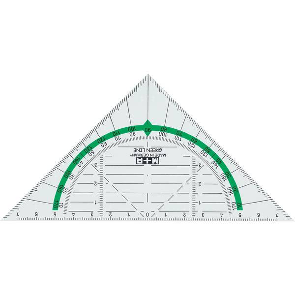 Zeichendreieck Green Line 16cm