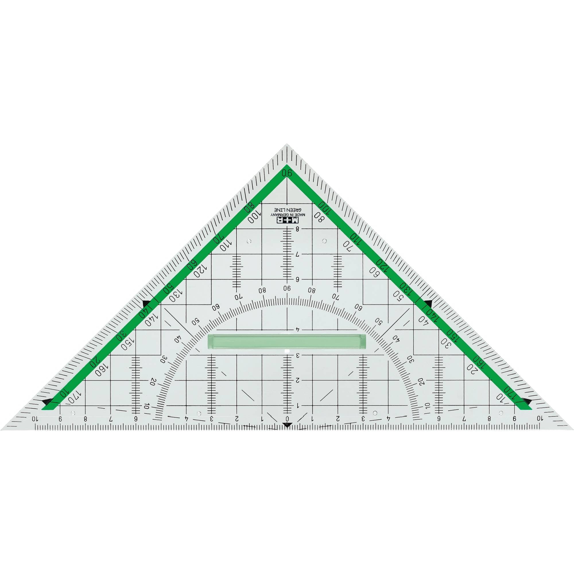 Zeichendreieck Green Line 22cm-0