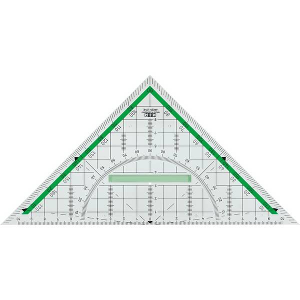 Zeichendreieck Green Line 22cm