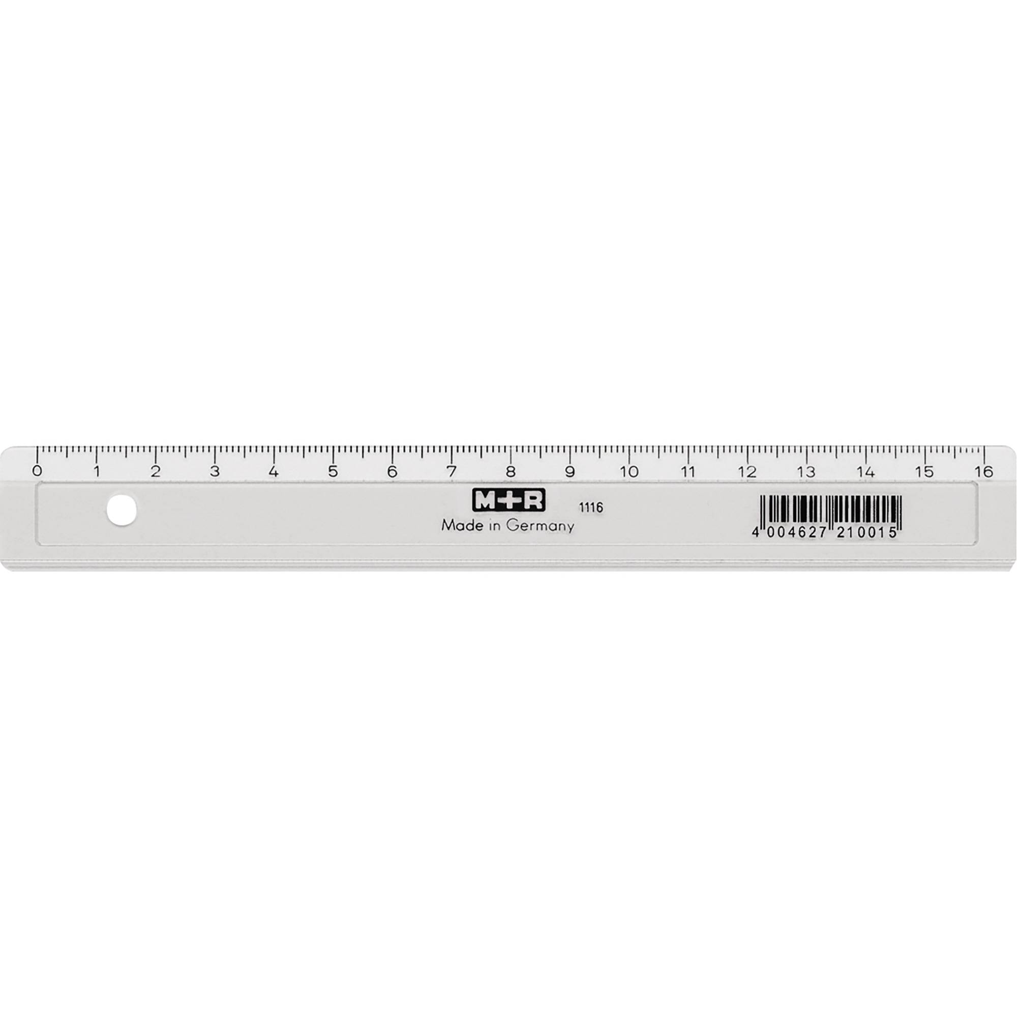 Lineal Kunststoff 16cm glasklar-0