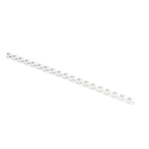 Plastikbinderücken COMB 6mm weiß 100 St./Pack.